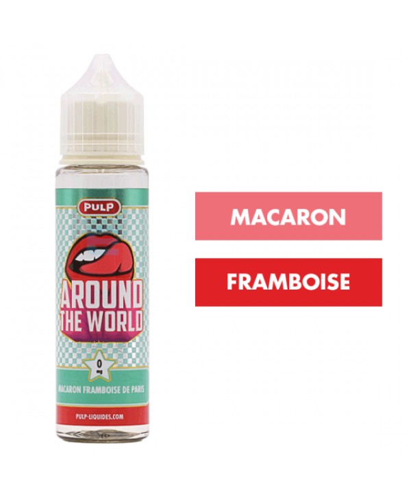 E-liquide Macaron Framboise de Paris 50 mL - Around The World (Pulp)