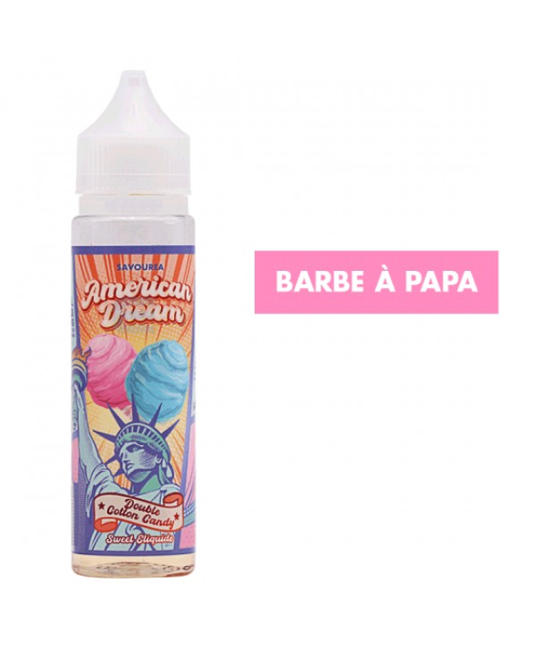E-liquide Double Cotton Candy 50 mL - American Dream (Savourea)