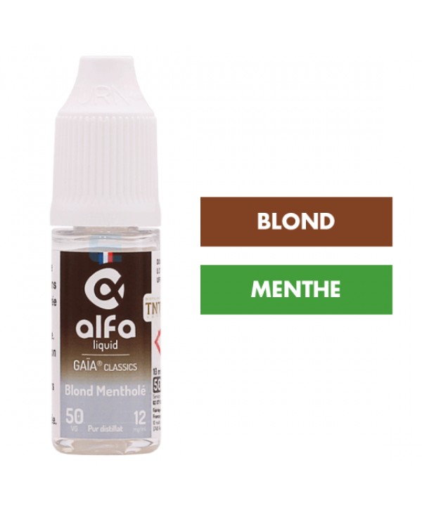E-liquide Blond Mentholé 10 mL - Gaia Classics (Alfaliquid)