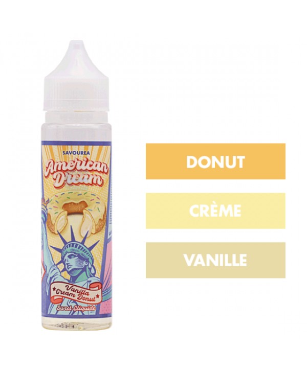 E-liquide Vanilla Cream Donut 50 mL - American Dream (Savourea)