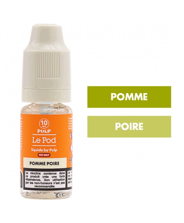 E-liquide Pomme Poire 10 mL - Pulp Le Pod