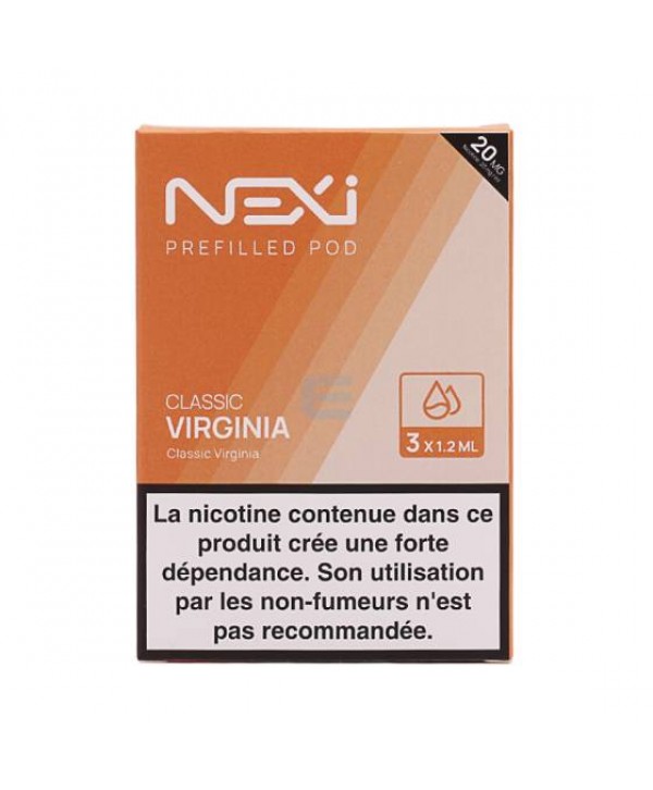 Cartouche Nexi Classic Virginia (x3) - Aspire