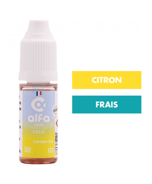 E-liquide Lemon Ice (50 VG) 10 mL - Alfaliquid