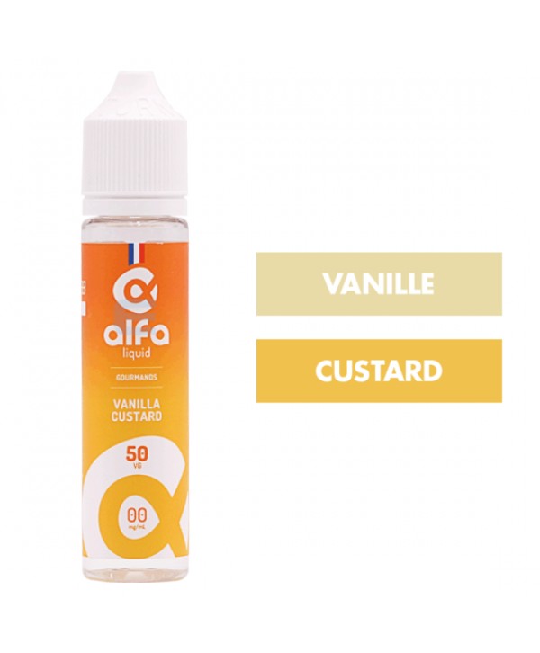 E-liquide Vanilla Custard (50 VG) 50 mL - Alfaliquid