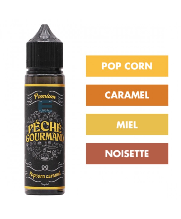 E-liquide Popcorn Caramel 50 mL - Péché Gourmand (LiquideLab)