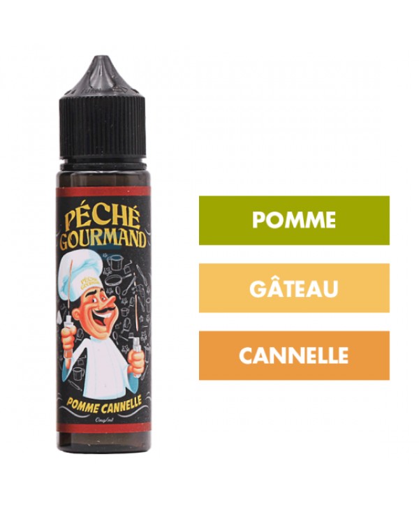 E-liquide Pomme Cannelle 50 mL - Péché Gourmand (LiquideLab)