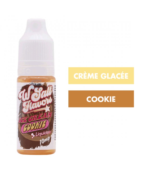 E-liquide Ice Cream Cookie 10 mL - Wsalt (Liquideo)