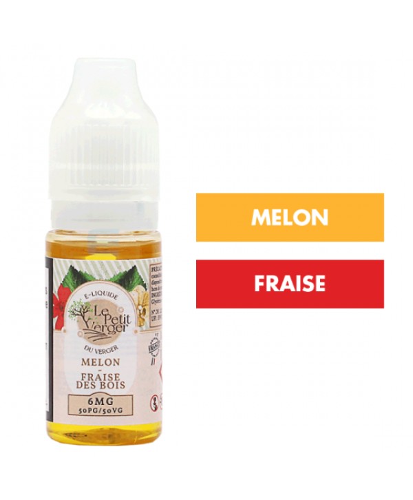 E-liquide Melon Fraise des Bois 10 mL - Le Petit Verger