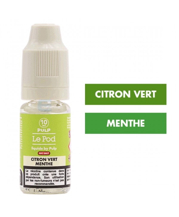 E-liquide Citron Vert Menthe 10 mL - Pulp Le Pod