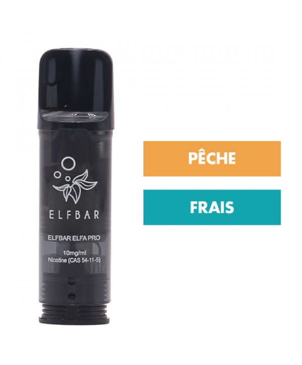 Cartouche Elfa Pro Pêche Glacée (x2) - Elfbar