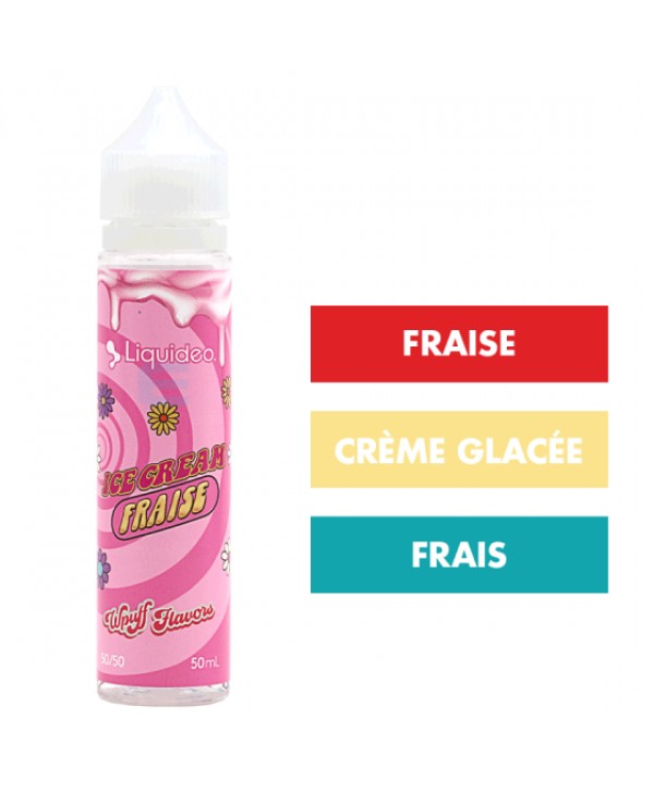 E-liquide Ice Cream Fraise 50 mL - Wpuff (Liquideo)