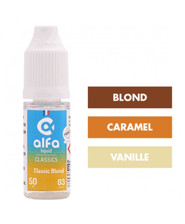 E-liquide Classic Blond (50 VG) 10 mL - Alfaliquid
