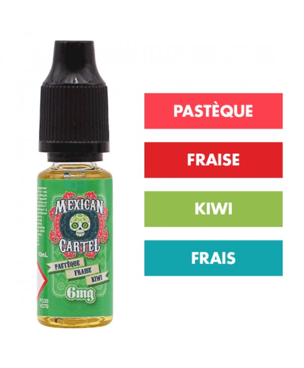 E-liquide Pastèque Fraise Kiwi 10 mL - Mexican Cartel