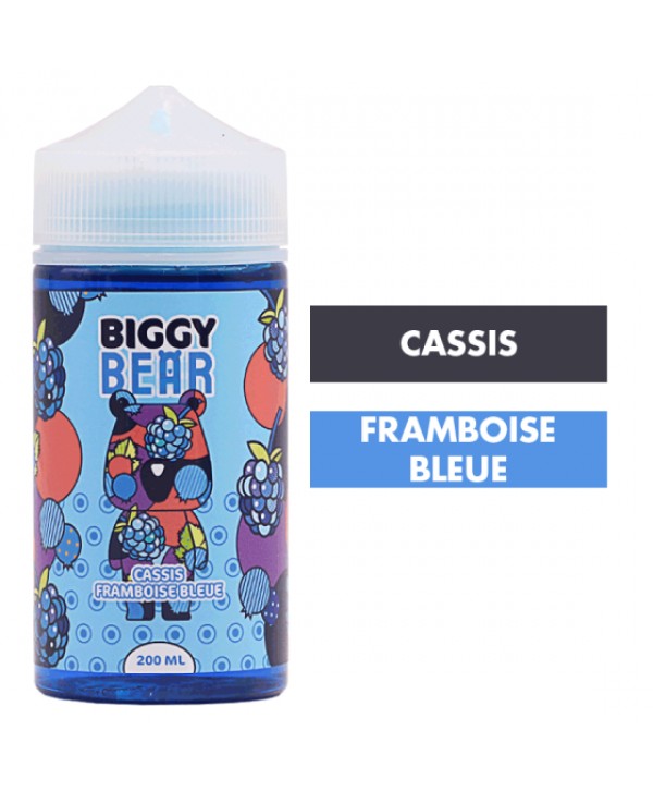 E-liquide Cassis Framboise Bleue 200 mL - Biggy Bear