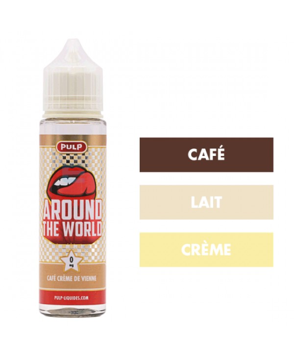 E-liquide Café Crème de Vienne 50 mL - Around The World (Pulp)