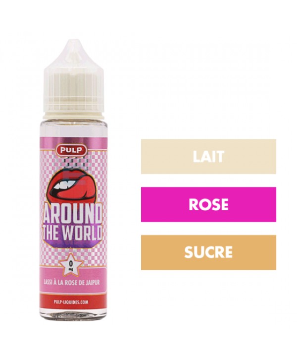 E-liquide Lassi à la Rose de Jaipur 50 mL - Around The World (Pulp)