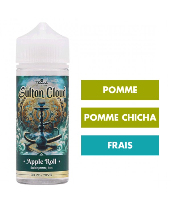 E-liquide Apple Roll 100 mL - Sultan Cloud (Le French Liquide)