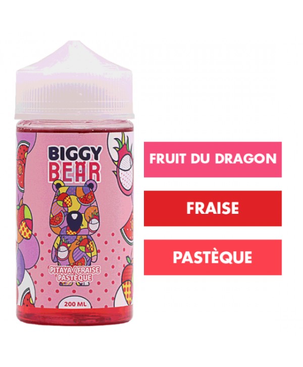 E-liquide Pitaya Fraise Pastèque 200 mL - Biggy Bear