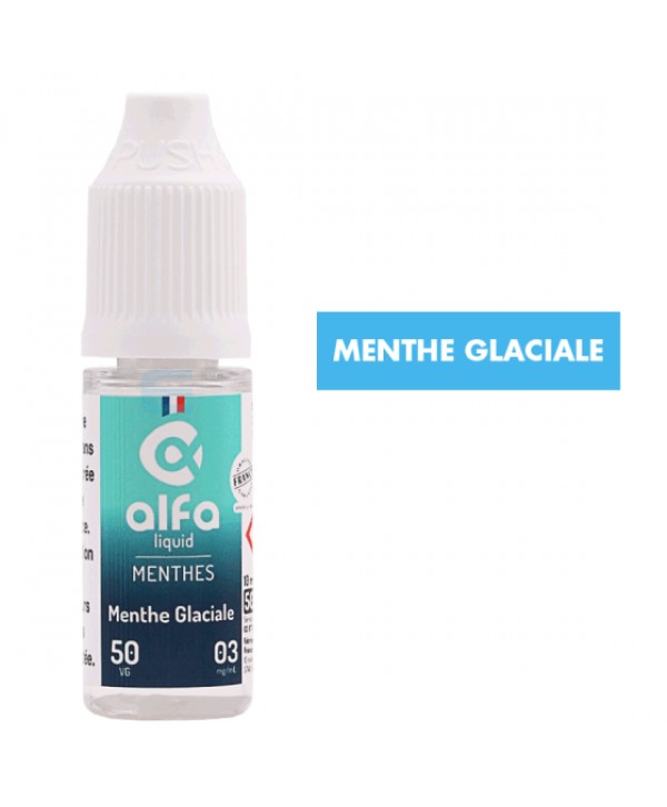 E-liquide Menthe Glaciale (50 VG) 10 mL - Alfaliquid