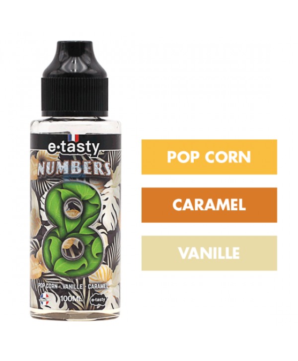 E-liquide Numbers 8 100 mL - Numbers (E.Tasty)