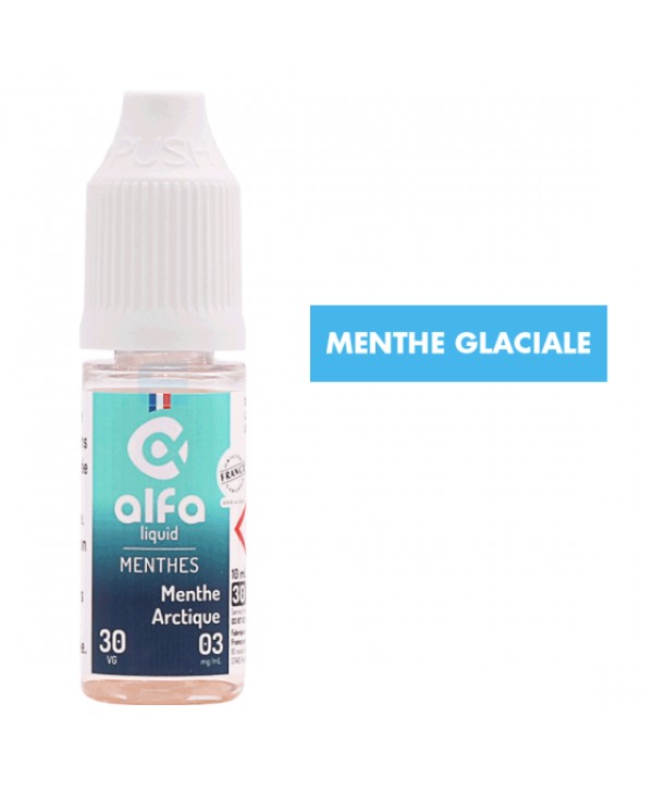 E-liquide Menthe Arctique (30 VG) 10 mL - Alfaliquid