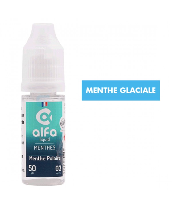 E-liquide Menthe Polaire (50 VG) 10 mL - Alfaliquid
