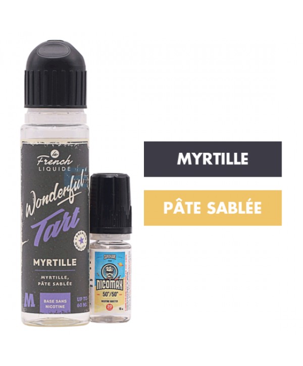 E-liquide Myrtille 60 mL - Wonderful Tart (Le French Liquide)