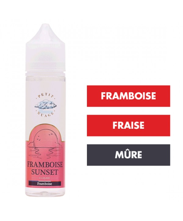 E-liquide Framboise Sunset 60 mL - Petit Nuage