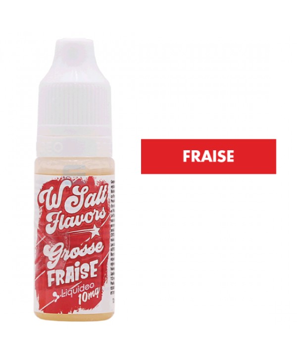 E-liquide Grosse Fraise 10 mL - Wsalt (Liquideo)