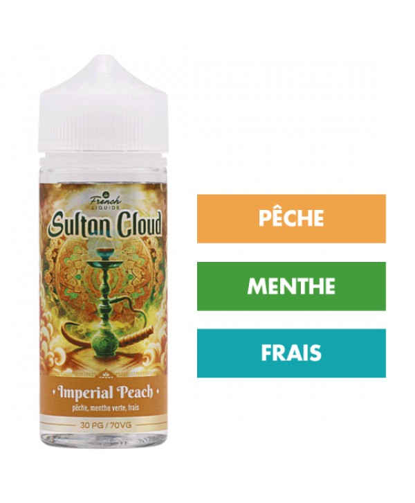 E-liquide Imperial Peach 100 mL - Sultan Cloud (Le French Liquide)