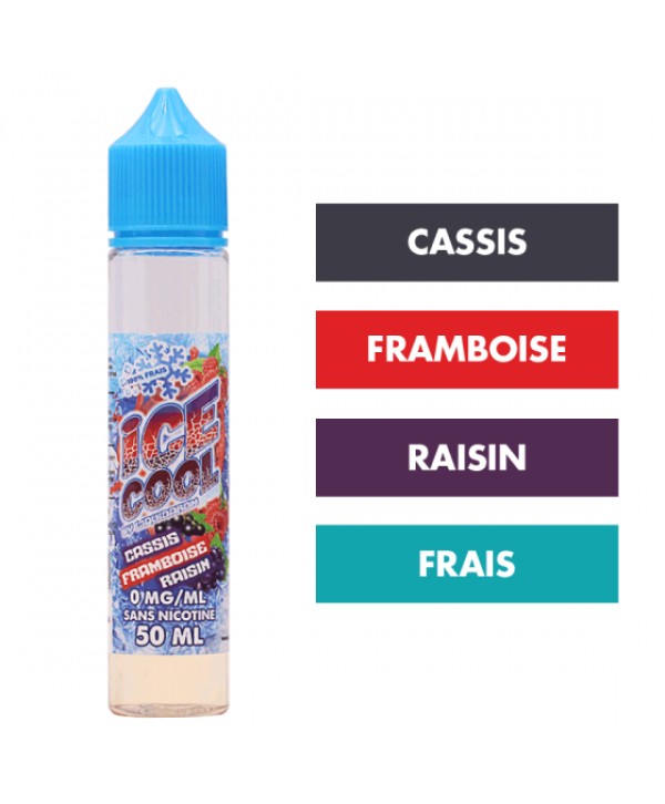 E-liquide Cassis Framboise Raisin 50 mL - Ice Cool (Liquidarom)