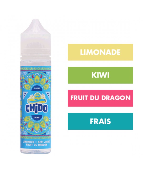 E-liquide Limonade Kiwi Jaune Fruit du Dragon 50 mL - Chido