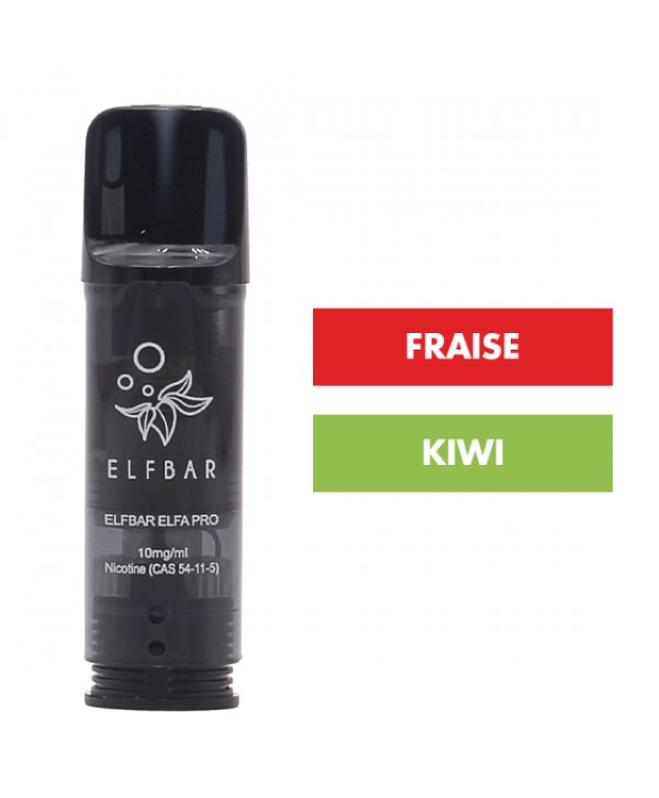 Cartouche Elfa Pro Fraise Kiwi (x2) - Elfbar