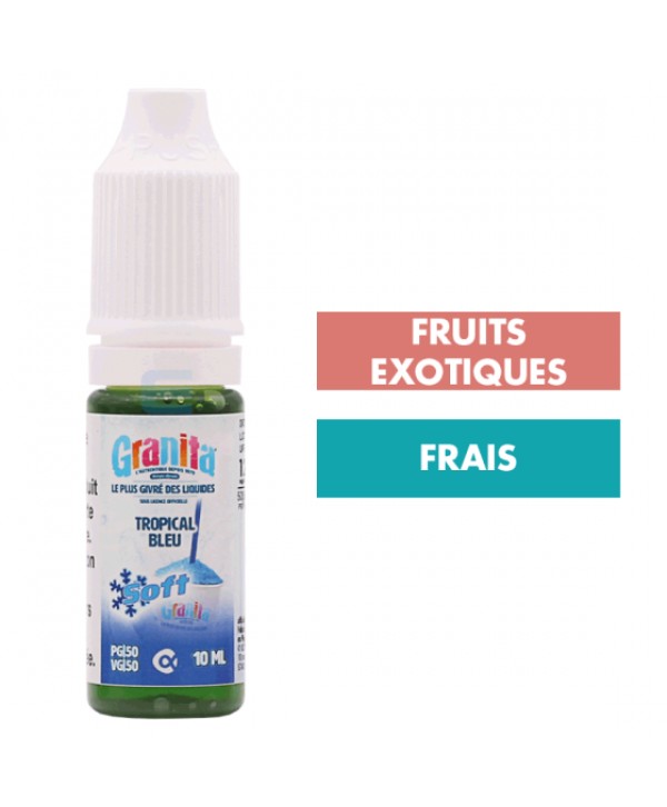 E-liquide Tropical Bleu Soft 10 mL - Granita