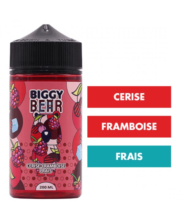 E-liquide Cerise Framboise Frais 200 mL - Biggy Bear