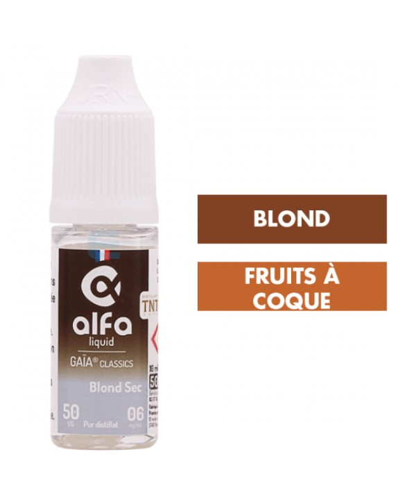 E-liquide Blond Sec 10 mL - Gaia Classics (Alfaliquid)