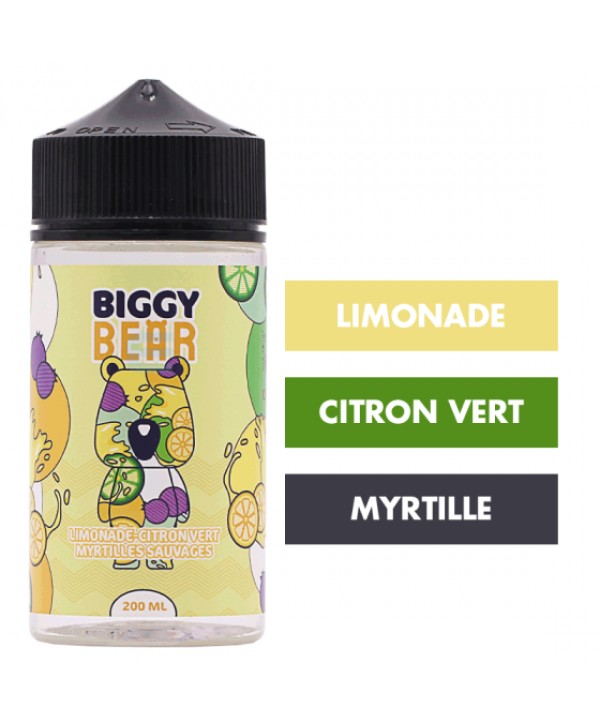E-liquide Limonade Citron Vert Myrtilles Sauvages 200 mL - Biggy Bear