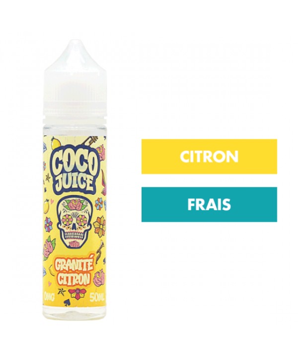 E-liquide Granité Citron 50 mL - Coco Juice