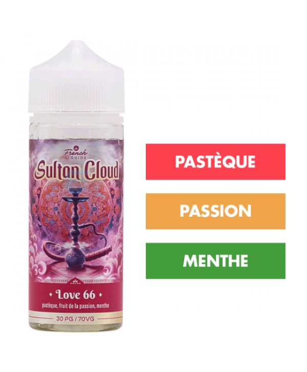 E-liquide Love 66 100 mL - Sultan Cloud (Le French Liquide)
