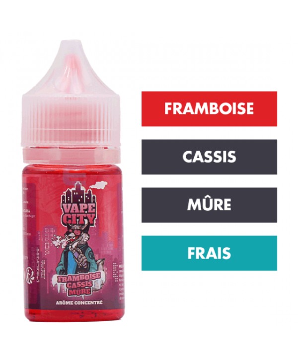 Concentré Framboise Cassis Mûre 30 mL - Vape City