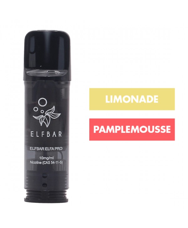 Cartouche Elfa Pro Limonade Rose (x2) - Elfbar