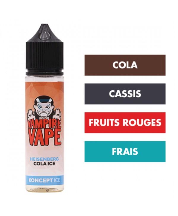 E-liquide Heisenberg Cola Ice 50 mL - Vampire Vape