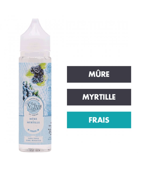 E-liquide Mûre Myrtille Frais 50 mL - Le Petit Verger