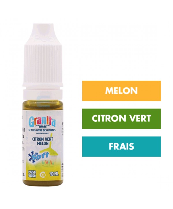 E-liquide Citron Vert Melon Soft 10 mL - Granita