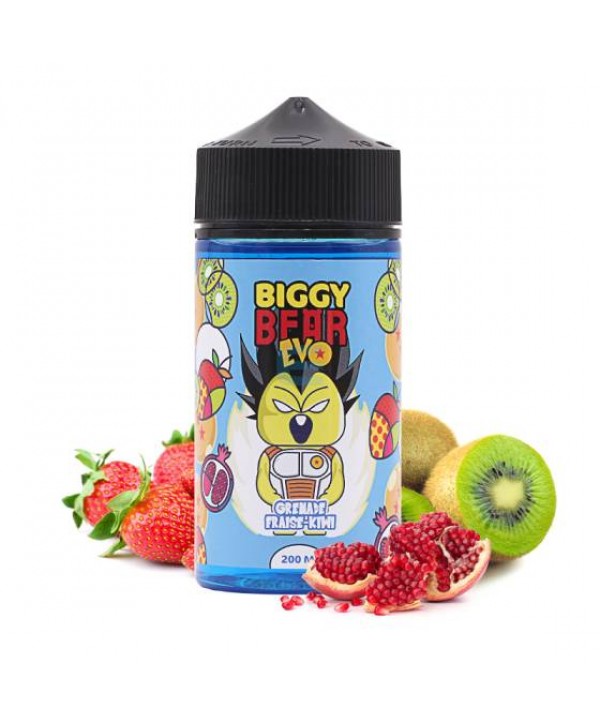 E-liquide Grenade Fraise Kiwi 200 mL - Biggy Bear Evo