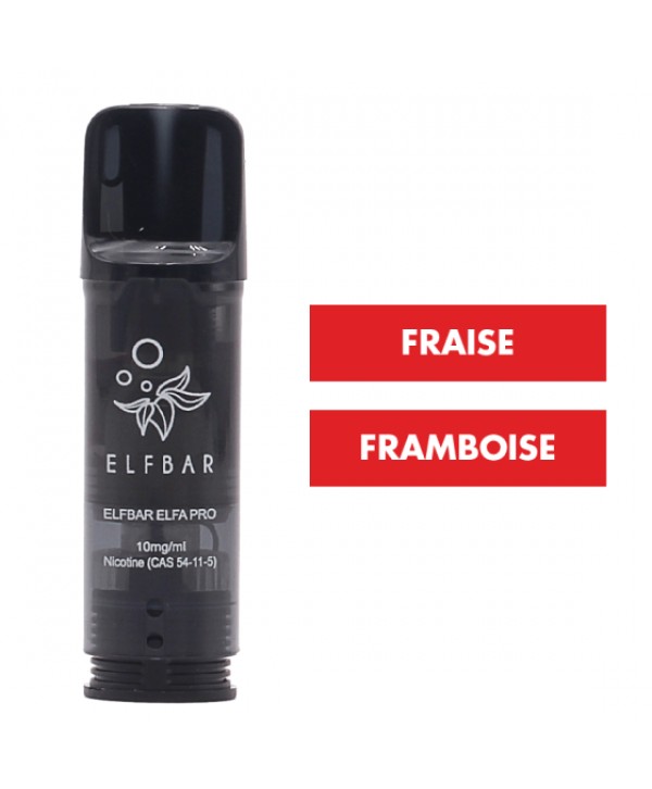 Cartouche Elfa Pro Fraise Framboise (x2) - Elfbar