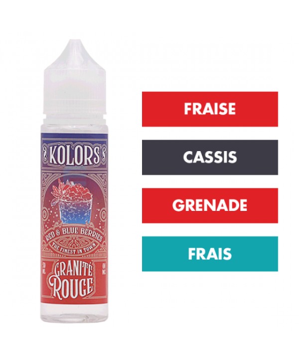 E-liquide Granité Rouge 50 mL - Kolors