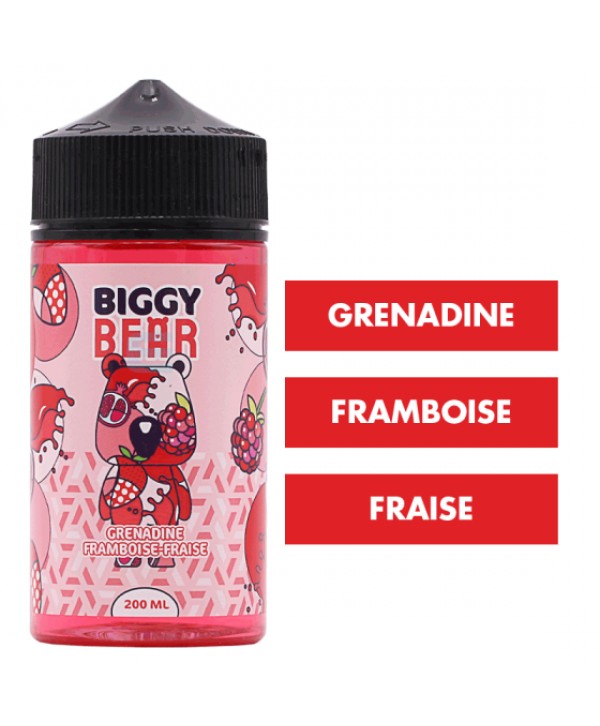 E-liquide Grenadine Framboise Fraise 200 mL - Biggy Bear