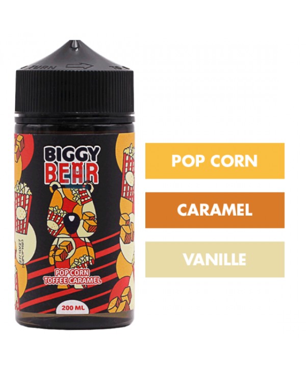E-liquide Pop Corn Toffee Caramel 200 mL - Biggy Bear