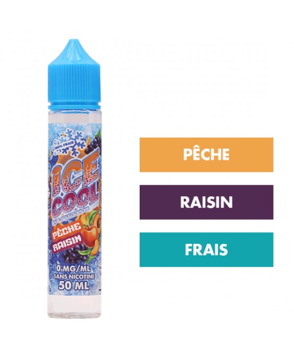 E-liquide Pêche Raisin 50 mL - Ice Cool (Liquidarom)